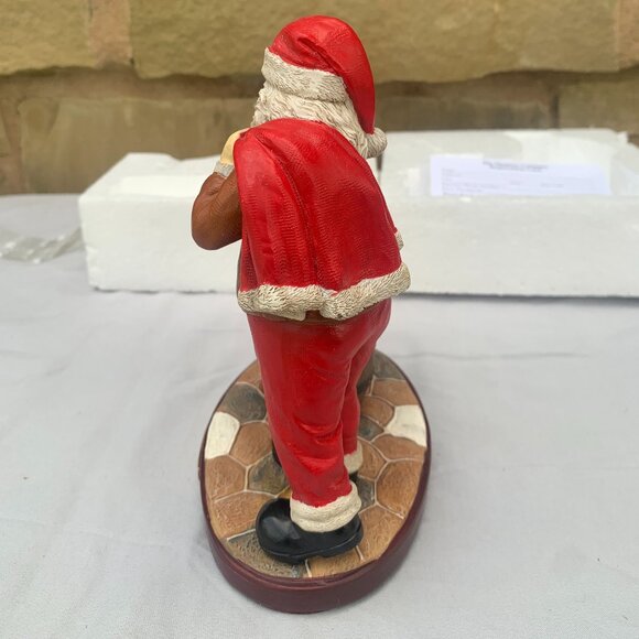 UT LONGHORNS LTD NEW Santa Checkers Figurine, The Memory Company, Univ of TEXAS - Picture 5 of 13